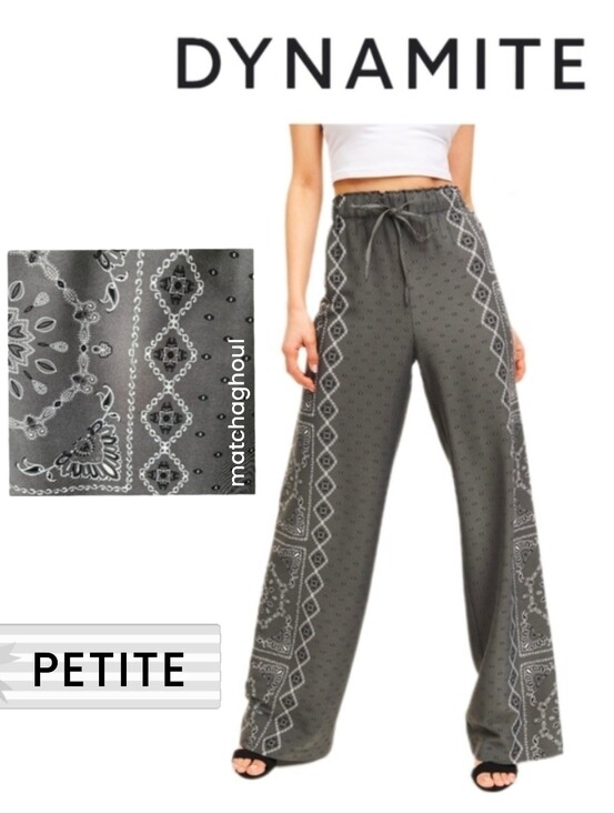 Dynamite Pants - 💙 Paisley Wide-Leg Pants